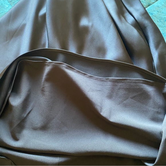 Antonio Melani Marine Satin Halter cowl neck slip dress NWOT - Picture 7 of 9